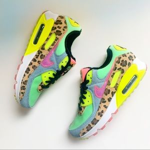 Nike Air Max 90 LX Illusion green leopard
